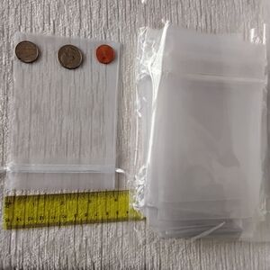 Organza Bags 4" X 6"  50 count White Sheer Drawstrings